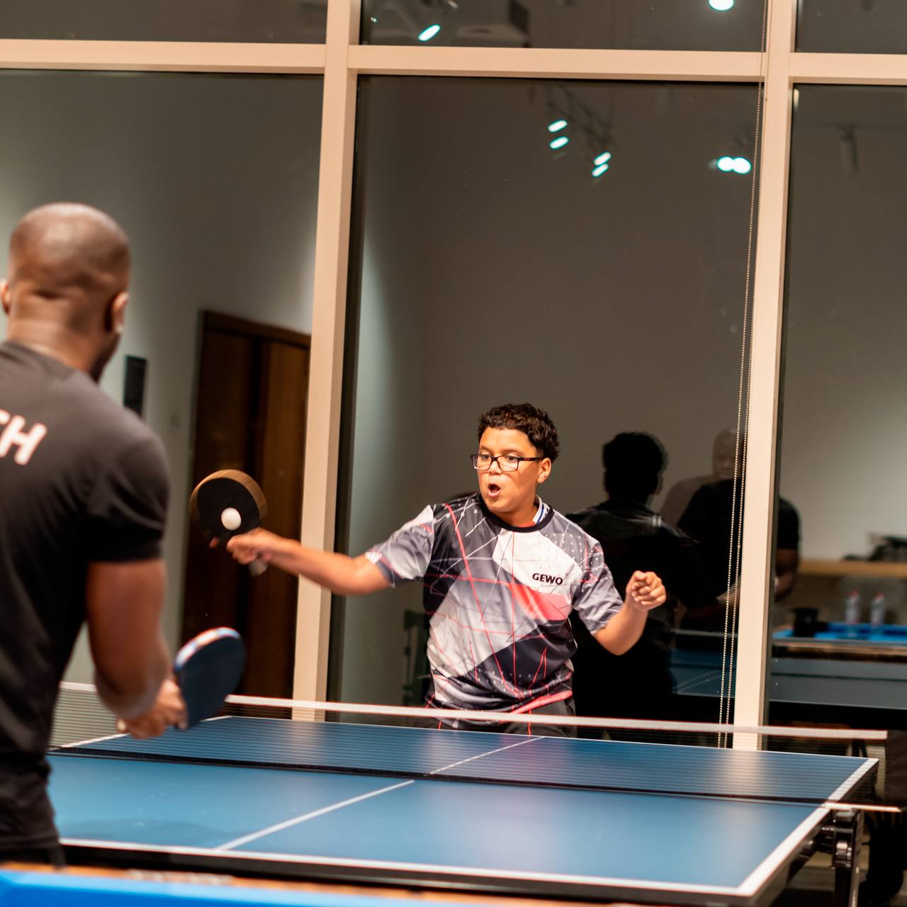 Home table tennis training