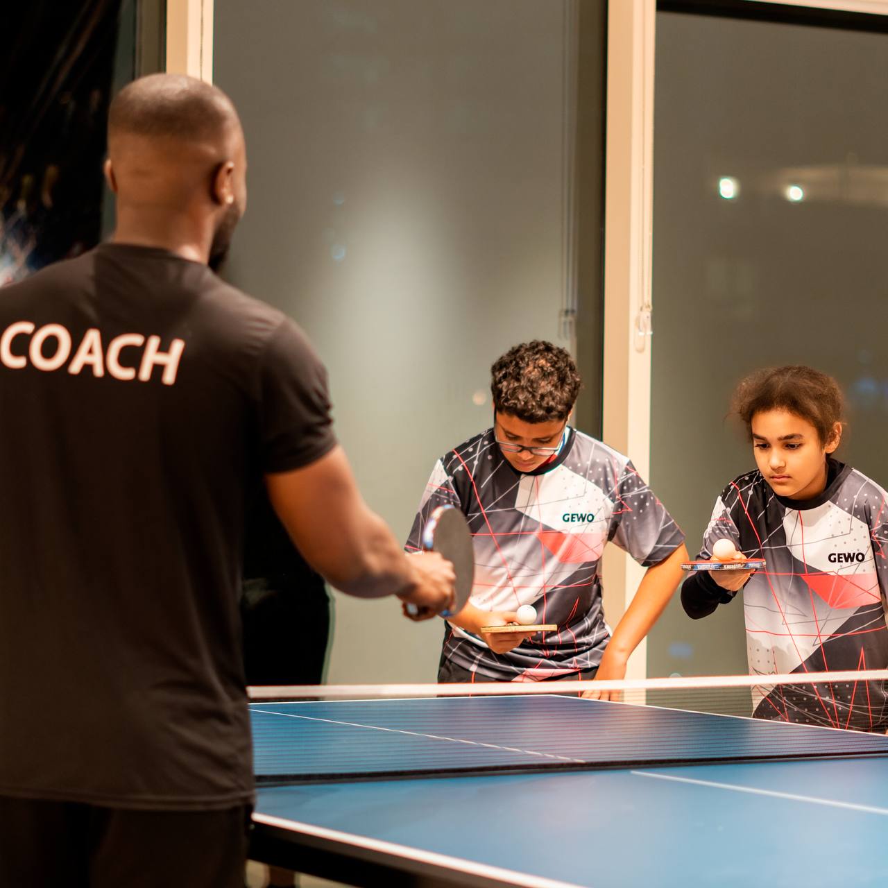 Private table tennis training