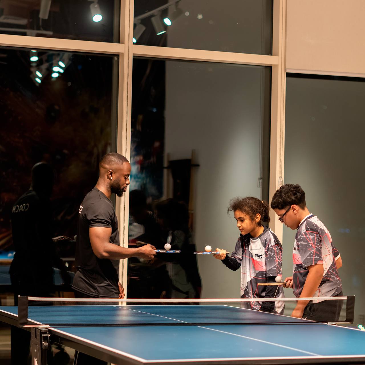 Professional table tennis coach