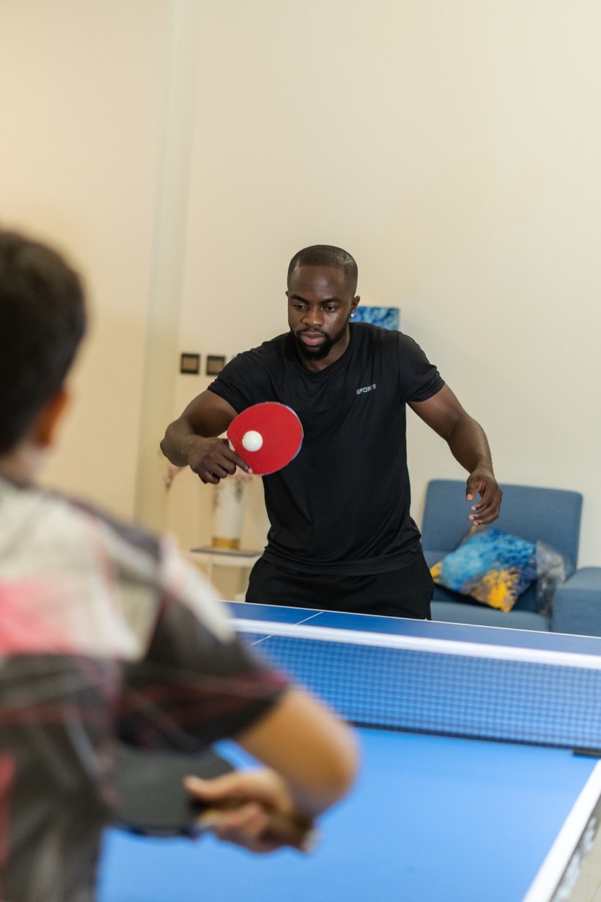 Structured table tennis training